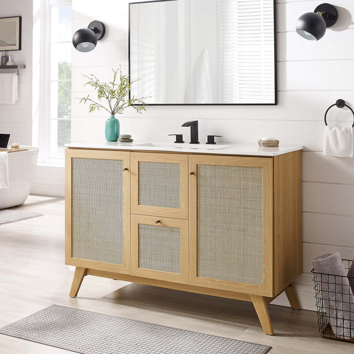 Soma Bathroom Vanity with White Basin Included