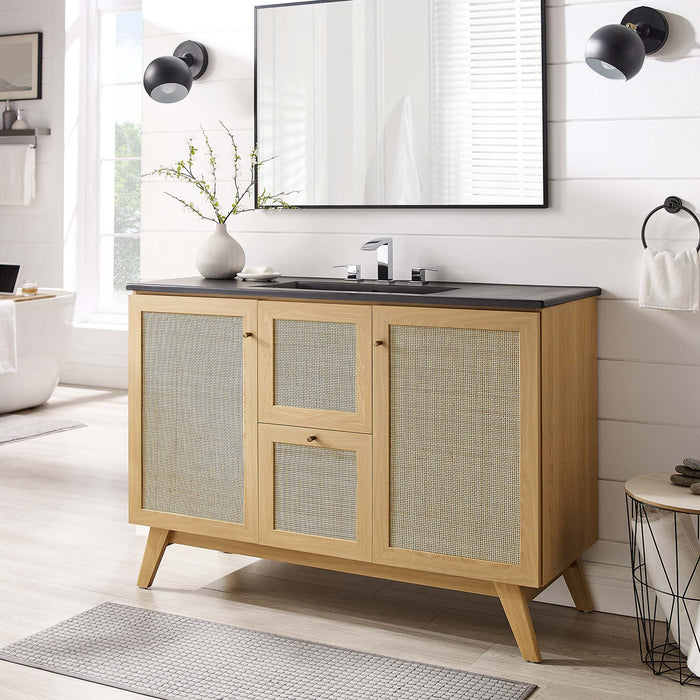 Soma Bathroom Vanity with Black Basin Included