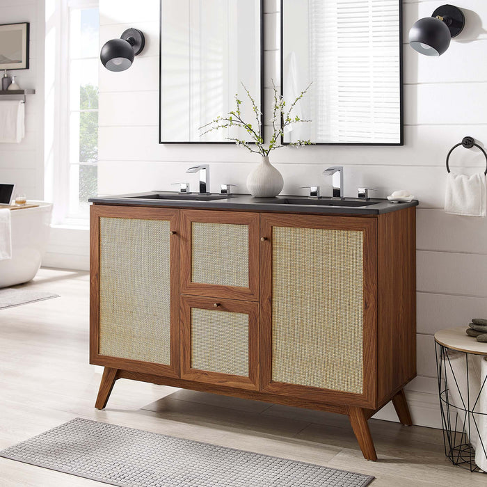 Soma Bathroom Vanity with Black Basin Included
