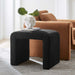 Modway Simba Boucle Fabric Waterfall Stool Living Room Furniture - Lifestyle View