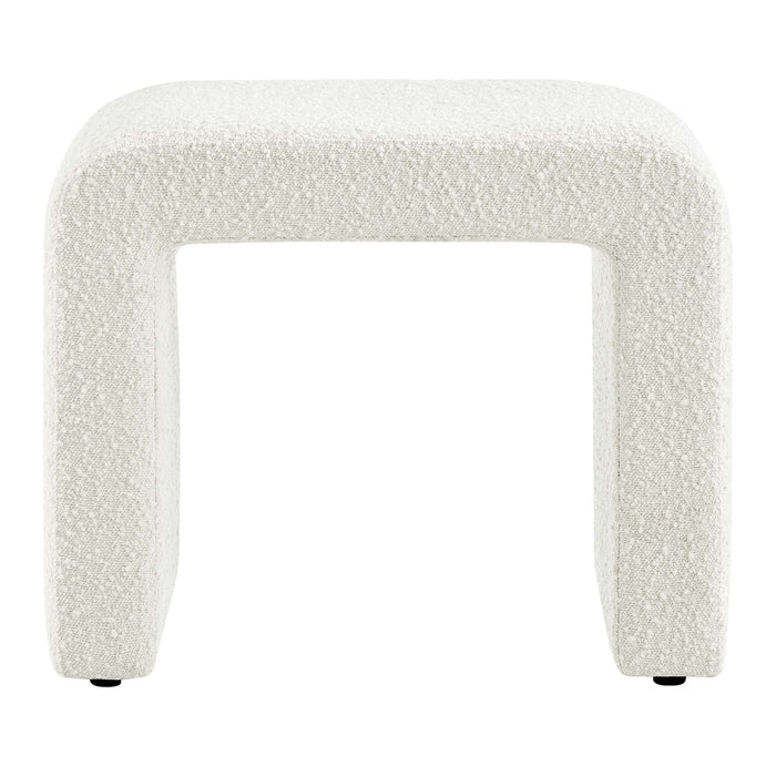 Modway Simba Boucle Fabric Waterfall Stool Living Room Furniture - View 16