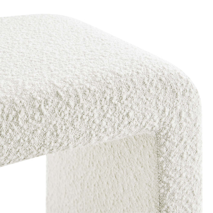 Modway Simba Boucle Fabric Waterfall Stool Living Room Furniture - View 18