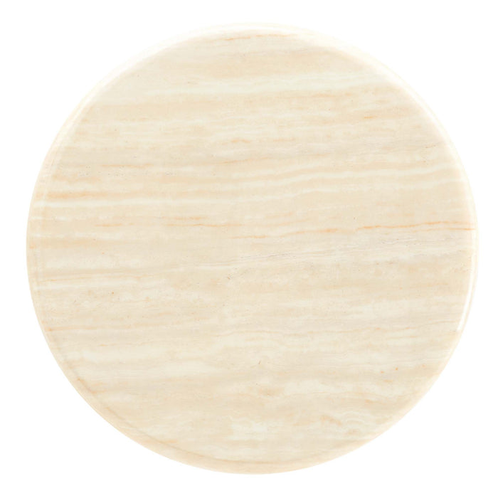 Modway Lippa Round Artificial Travertine Side Table Living Room Furniture - View 21