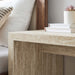 Modway Mirella Faux Travertine Side Table Living Room Furniture - Dimensions