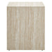 Modway Mirella Faux Travertine Side Table Living Room Furniture - Installation View