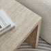 Modway Mirella Faux Travertine Side Table Living Room Furniture - Features