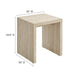 Modway Mirella Faux Travertine Side Table Living Room Furniture - Close-Up