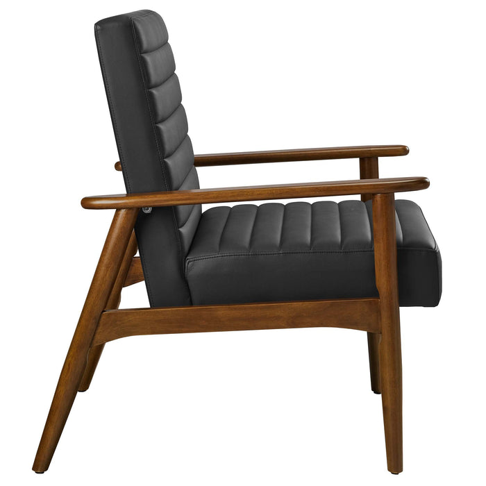 Jensen   Vegan Leather Accent Chair