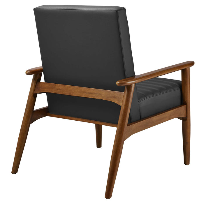 Jensen   Vegan Leather Accent Chair