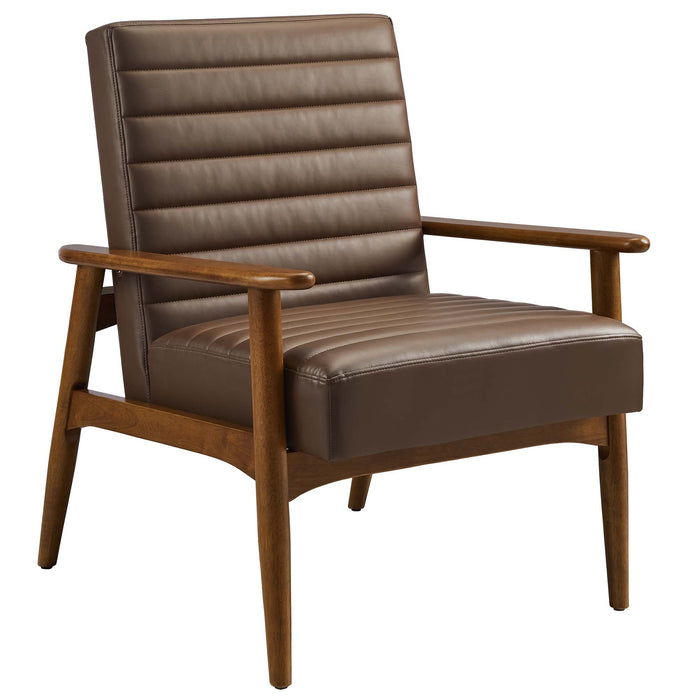 Jensen   Vegan Leather Accent Chair