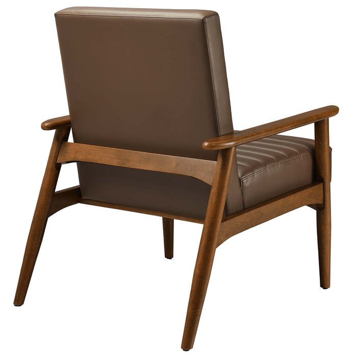 Jensen   Vegan Leather Accent Chair