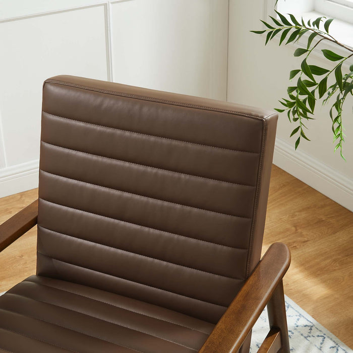 Jensen   Vegan Leather Accent Chair