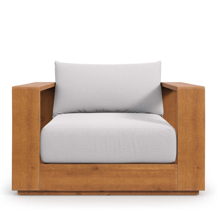 Modway Tahoe Outdoor Patio Acacia Wood Chair Living Room Furniture - View 18