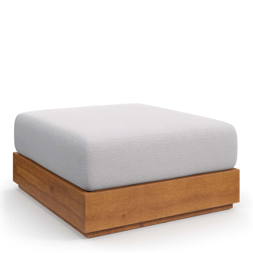Modway Tahoe Outdoor Patio Acacia Wood Ottoman Living Room Furniture - View 18