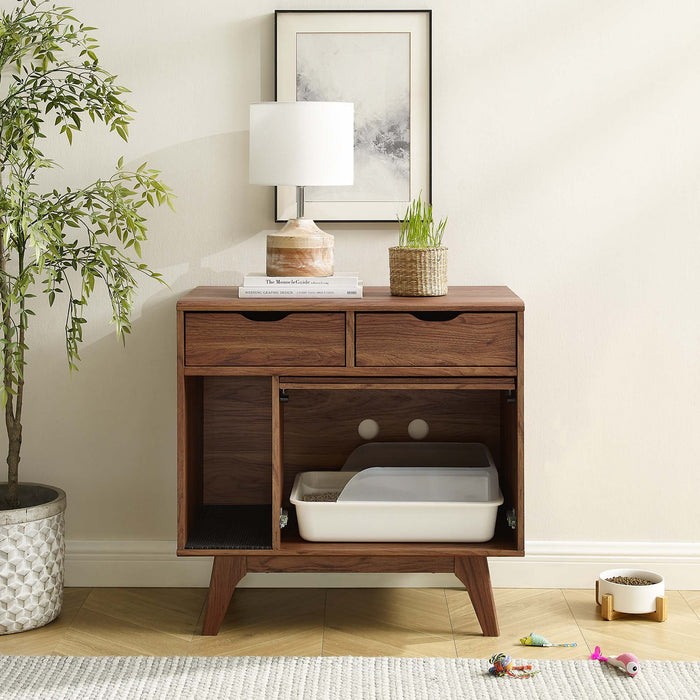 Modway Render Cat Cabinet Storage Shelf - View 23