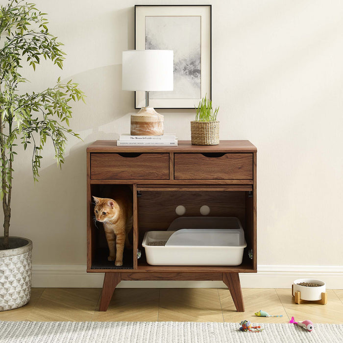 Modway Render Cat Cabinet Storage Shelf - View 17