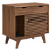 Modway Render Cat Cabinet Storage Shelf in Brown