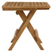 Vienna 3-Piece Outdoor Patio Teak and Rope Armchairs with Folding Side Table Natural Natural