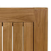 Vienna 34" Square Outdoor Patio Teak Wood Dining Table Natural
