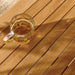 Vienna 34" Square Outdoor Patio Teak Wood Dining Table Natural