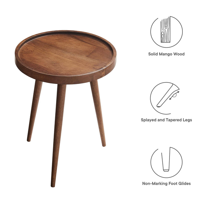 Modway Chiro Round Wood Side Table Living Room Furniture - View 16