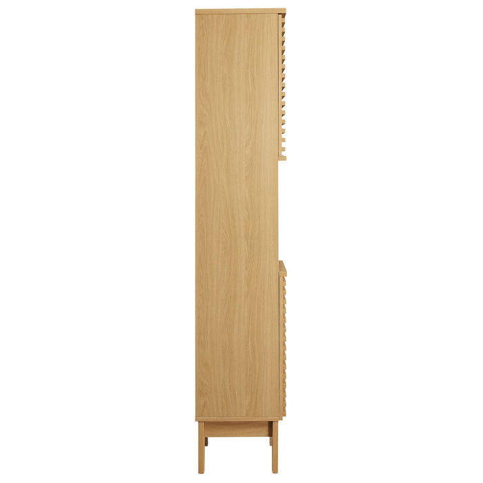 Render Tall Narrow Bathroom Storage Cabinet
