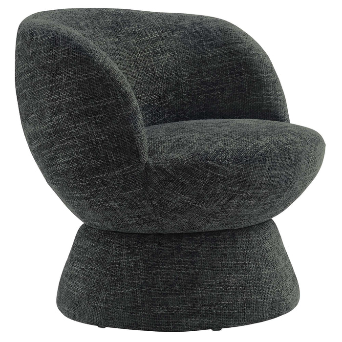 Vesta  Chenille Fabric Upholstered Swivel Chair