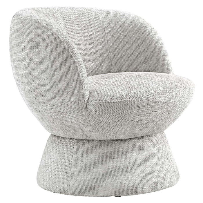 Vesta  Chenille Fabric Upholstered Swivel Chair