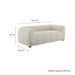 Liana Upholstered Fabric Loveseat - view 21