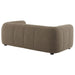 Liana Upholstered Fabric Loveseat - back view