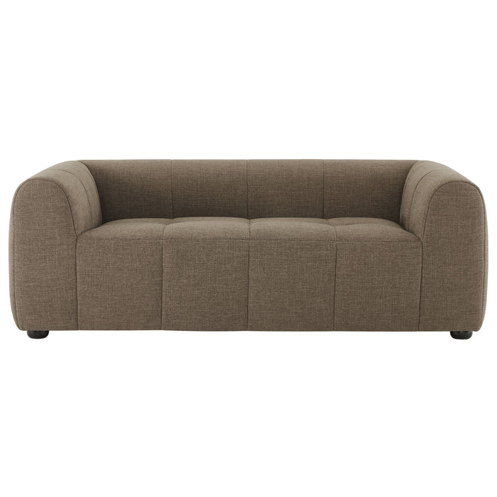 Liana Upholstered Fabric Loveseat - specifications diagram