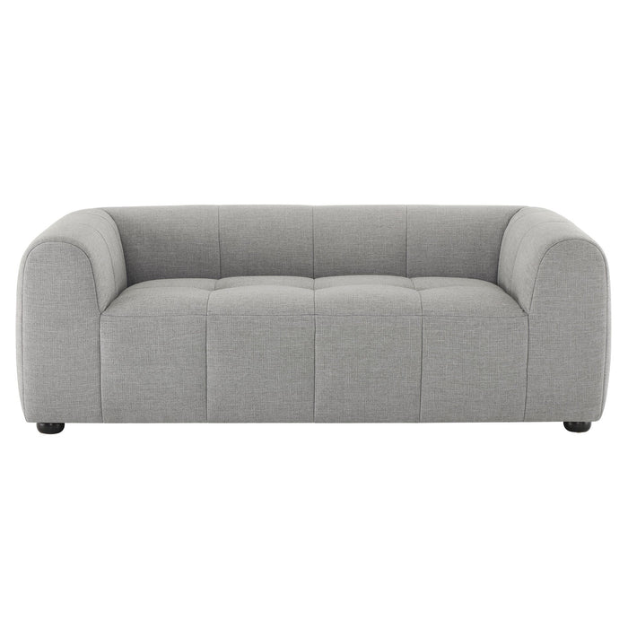 Liana Upholstered Fabric Loveseat - product label