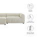 Liana  Left-Facing Upholstered Fabric Modular Sofa with Chaise - detail close-up