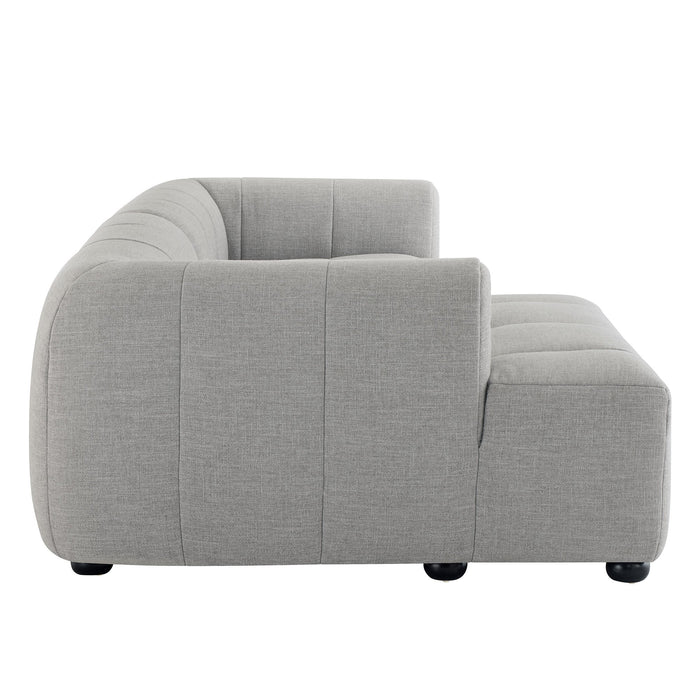 Liana  Left-Facing Upholstered Fabric Modular Sofa with Chaise - view 22