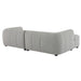 Liana  Left-Facing Upholstered Fabric Modular Sofa with Chaise - view 23