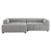 Liana  Left-Facing Upholstered Fabric Modular Sofa with Chaise - view 24