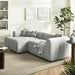 Liana  Left-Facing Upholstered Fabric Modular Sofa with Chaise - view 17