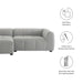 Liana  Left-Facing Upholstered Fabric Modular Sofa with Chaise - view 19
