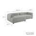 Liana  Left-Facing Upholstered Fabric Modular Sofa with Chaise - view 20