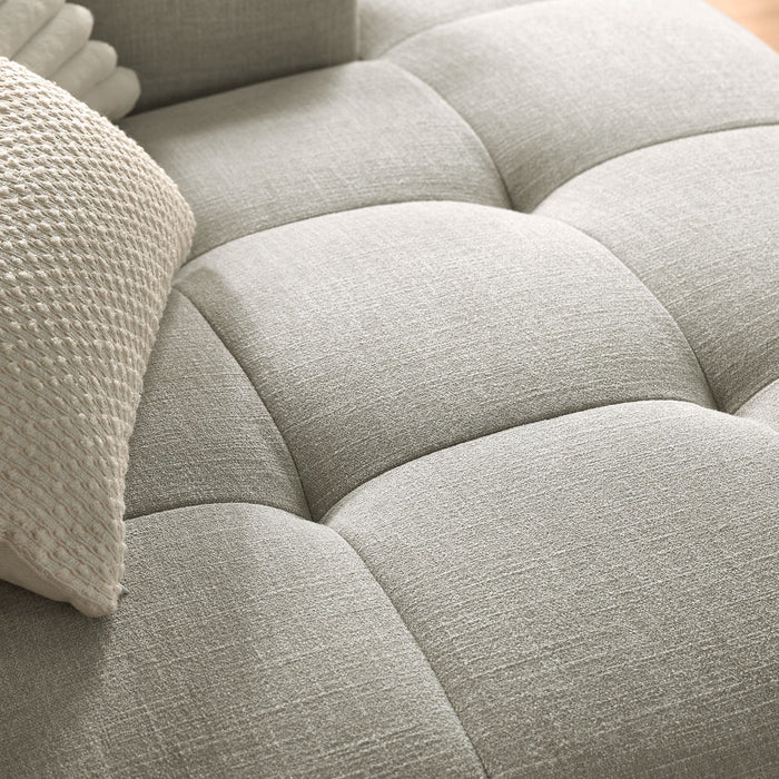 Liana  Right-Facing Upholstered Fabric Modular Sofa with Chaise - view 5