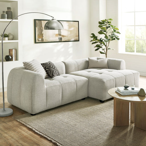 Liana  Right-Facing Upholstered Fabric Modular Sofa with Chaise - Modway \living\sectionals