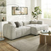 Liana  Right-Facing Upholstered Fabric Modular Sofa with Chaise - Modway \living\sectionals