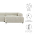 Liana  Right-Facing Upholstered Fabric Modular Sofa with Chaise - detail close-up