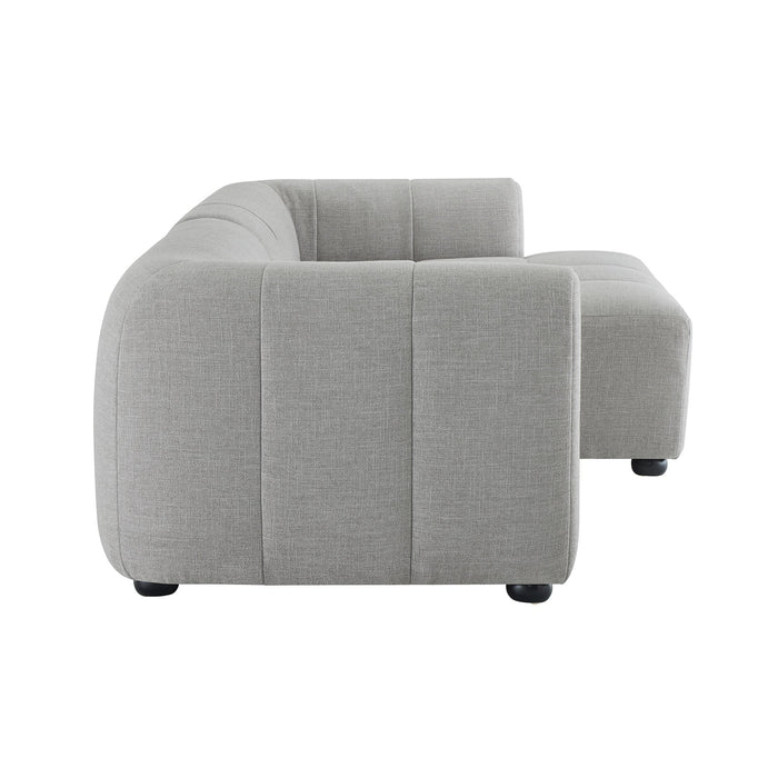 Liana  Right-Facing Upholstered Fabric Modular Sofa with Chaise - view 22
