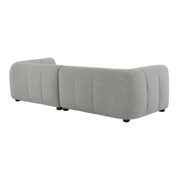 Liana  Right-Facing Upholstered Fabric Modular Sofa with Chaise - view 23
