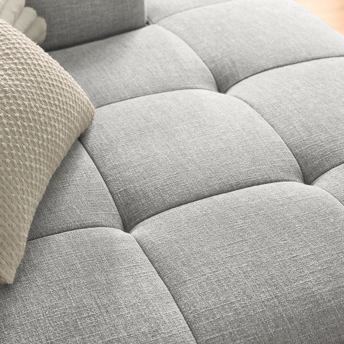 Liana  Right-Facing Upholstered Fabric Modular Sofa with Chaise - view 21