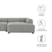 Liana  Right-Facing Upholstered Fabric Modular Sofa with Chaise - view 19
