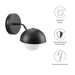 Eclipse Globe Wall Sconce - detail close-up
