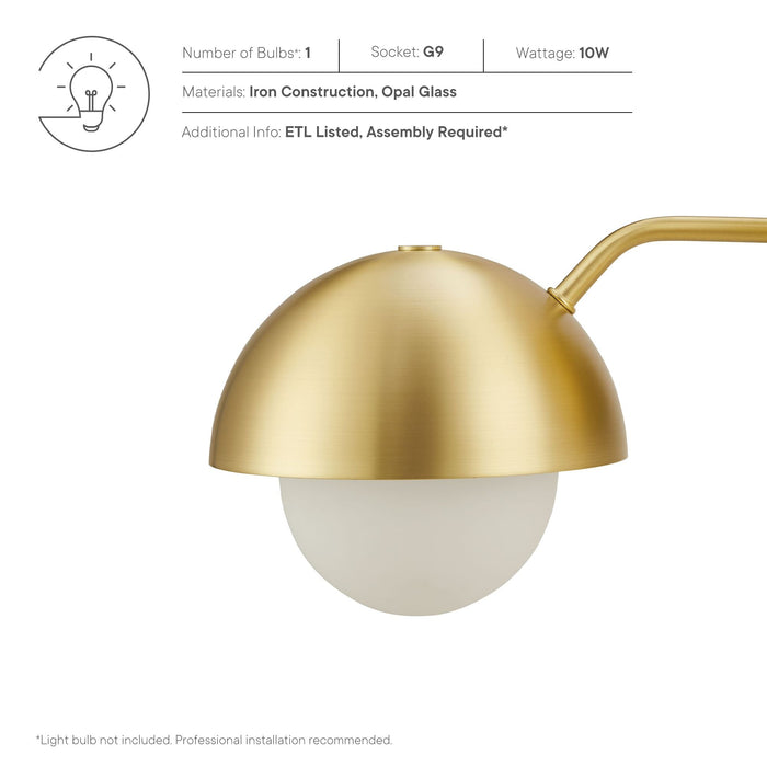 Eclipse Globe Wall Sconce - view 14