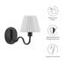 Wave Squiggle Arm Wall Sconce - detail close-up